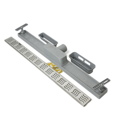 Будкрам купити Душовий трап CLASSIC 70 см, горизонтальний, гідрозатвор, решітка хвиля Sanpreis Душовий трап CLASSIC 70 см, горизонтальний, гідрозатвор, решітка хвиля Sanpreis 2