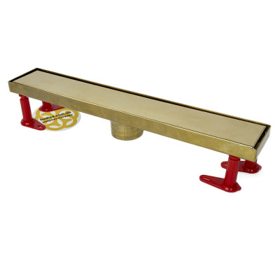 Будкрам купити Душовий трап GOLD 40 см з нержавіючої сталі, універсальний, грати під плитку, золото Sanpreis Душовий трап GOLD 40 см з нержавіючої сталі, універсальний, грати під плитку, золото Sanpreis 5