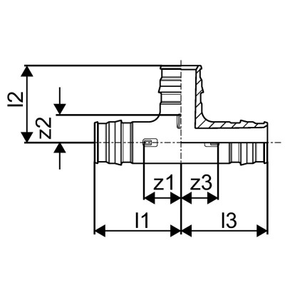 Будкрам купить Тройник редукционный Uponor Q&E PPSU 50х32х50 Uponor Тройник редукционный Uponor Q&E PPSU 50х32х50 Uponor 2