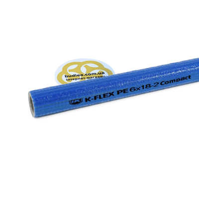Будкрам купить Изоляция для труб K-flex 6х18 мм в защитной оболочке 2 м.п, синий Sanpreis Изоляция для труб K-flex 6х18 мм в защитной оболочке 2 м.п, синий Sanpreis 2