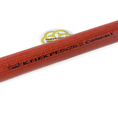 Будкрам купить Изоляция для труб K-flex 6х28 мм в защитной оболочке 2 м.п, красный Sanpreis Изоляция для труб K-flex 6х28 мм в защитной оболочке 2 м.п, красный Sanpreis 2