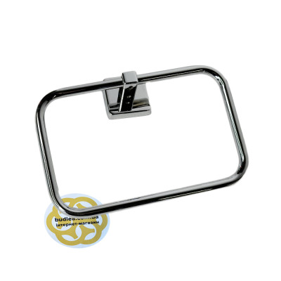 Будкрам купити Тримач для рушника MILET прямокутний, нержавіюча сталь, хром Sanpreis