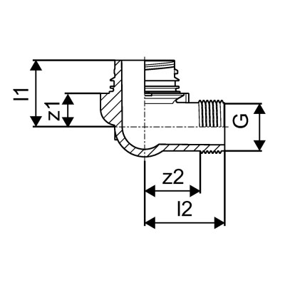 Будкрам купить Колено Uponor Aqua Plus PPM 1″xG3/4″ Uponor Колено Uponor Aqua Plus PPM 1″xG3/4″ Uponor 2