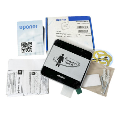 Будкрам купить Термостат цифровой Smatrix Wave беспроводной, черный Uponor Термостат цифровой Smatrix Wave беспроводной, черный Uponor 4
