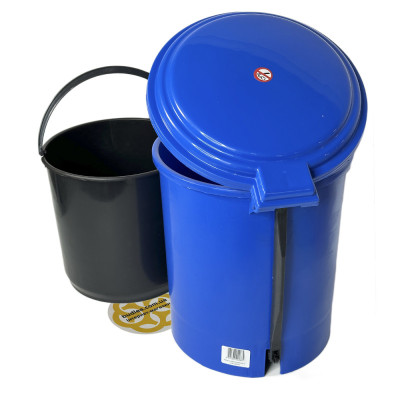 Будкрам купити Пластикове відро для сміття з педаллю 12Л, синій Afacan Plastik Пластикове відро для сміття з педаллю 12Л, синій Afacan Plastik 5