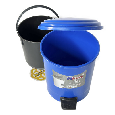 Будкрам купити Пластикове відро для сміття з педаллю 12Л, синій Afacan Plastik Пластикове відро для сміття з педаллю 12Л, синій Afacan Plastik 6