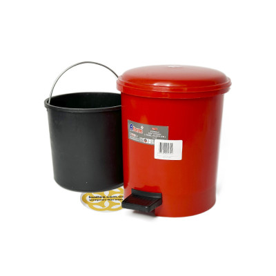 Будкрам купити Пластикове відро для сміття з педаллю на 3Л, червоний Afacan Plastik Пластикове відро для сміття з педаллю на 3Л, червоний Afacan Plastik 3