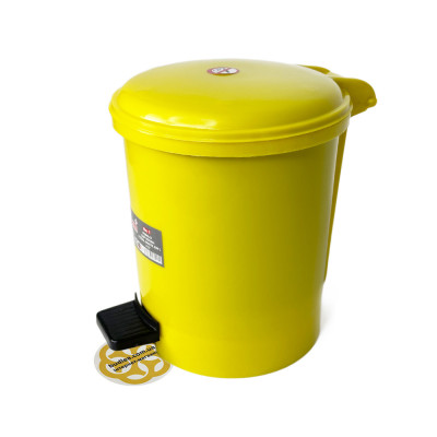 Будкрам купити Пластикове відро для сміття з педаллю на 3Л, жовте Afacan Plastik Пластикове відро для сміття з педаллю на 3Л, жовте Afacan Plastik 3