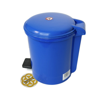 Будкрам купити Пластикове відро для сміття з педаллю на 3Л, синій Afacan Plastik Пластикове відро для сміття з педаллю на 3Л, синій Afacan Plastik 4