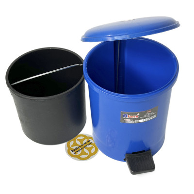 Будкрам купити Пластикове відро для сміття з педаллю на 3Л, синій Afacan Plastik Пластикове відро для сміття з педаллю на 3Л, синій Afacan Plastik 2