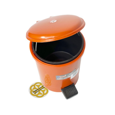 Будкрам купити Пластикове відро для сміття з педаллю на 3Л, жовте Afacan Plastik Пластикове відро для сміття з педаллю на 3Л, жовте Afacan Plastik 4