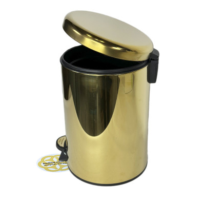 Будкрам купити Відро для сміття з педаллю 12Л ELIT з мікроліфтом, золото VINKS Відро для сміття з педаллю 12Л ELIT з мікроліфтом, золото VINKS 4