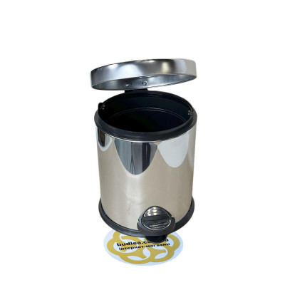 Будкрам купити Відро для сміття 5Л з педаллю і мікроліфтом, нержавіюча сталь, хром VINKS Відро для сміття 5Л з педаллю і мікроліфтом, нержавіюча сталь, хром VINKS 2