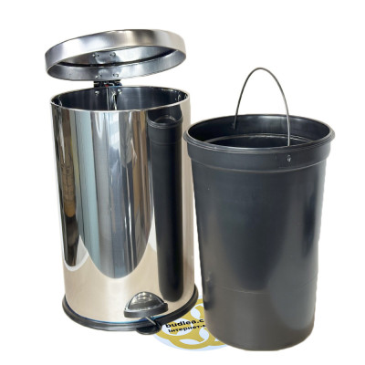 Будкрам купить Ведро для мусора 16Л с педалью и микролифтом, нержавеющая сталь, хром VINKS Ведро для мусора 16Л с педалью и микролифтом, нержавеющая сталь, хром VINKS 4