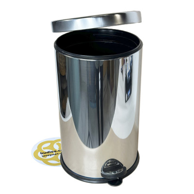 Будкрам купить Ведро для мусора 16Л с педалью и микролифтом, нержавеющая сталь, хром VINKS Ведро для мусора 16Л с педалью и микролифтом, нержавеющая сталь, хром VINKS 3