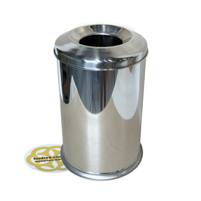 Будкрам купити Відро для сміття 13Л з обідком негорюче, нержавіюча сталь, хром VINKS Відро для сміття 13Л з обідком негорюче, нержавіюча сталь, хром VINKS 3