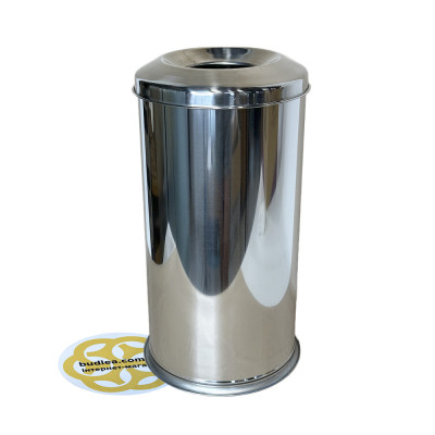 Будкрам купити Відро для сміття 18Л з обідком негорюче, нержавіюча сталь, хром VINKS Відро для сміття 18Л з обідком негорюче, нержавіюча сталь, хром VINKS 3