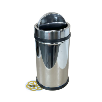 Будкрам купить Мусорное ведро 11 Л поворотная крышка, нержавеющая сталь, хром VINKS Мусорное ведро 11 Л поворотная крышка, нержавеющая сталь, хром VINKS 4