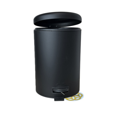 Будкрам купити Відро для сміття з педаллю 12Л ELIT, нержавіюча сталь, чорний VINKS Відро для сміття з педаллю 12Л ELIT, нержавіюча сталь, чорний VINKS 2