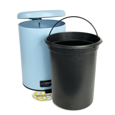 Будкрам купить Ведро для мусора с педалью 12Л ELIT, нержавеющая сталь, голубой VINKS Ведро для мусора с педалью 12Л ELIT, нержавеющая сталь, голубой VINKS 4