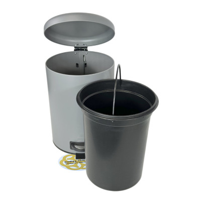 Будкрам купити Відро для сміття з педаллю 12Л ELIT, нержавіюча сталь, сірий VINKS Відро для сміття з педаллю 12Л ELIT, нержавіюча сталь, сірий VINKS 4