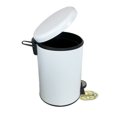 Будкрам купити Відро для сміття з педаллю 12Л ELIT, нержавіюча сталь, білий VINKS Відро для сміття з педаллю 12Л ELIT, нержавіюча сталь, білий VINKS 2