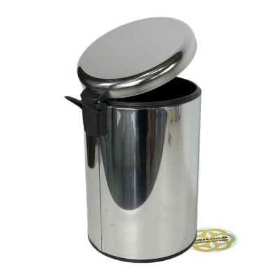 Будкрам купити Відро для сміття 12Л ELIT з педаллю та мікроліфтом, нержавіюча сталь, хром VINKS Відро для сміття 12Л ELIT з педаллю та мікроліфтом, нержавіюча сталь, хром VINKS 4