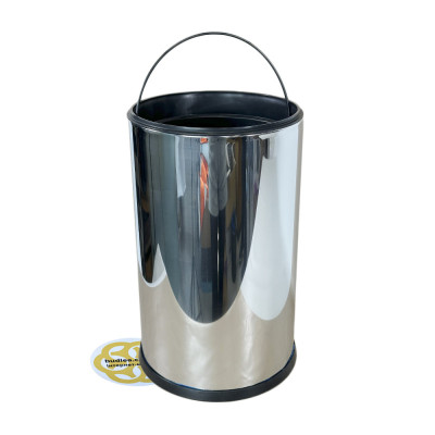 Будкрам купити Відро для сміття 16Л без кришки, нержавіюча сталь, хром VINKS Відро для сміття 16Л без кришки, нержавіюча сталь, хром VINKS 3