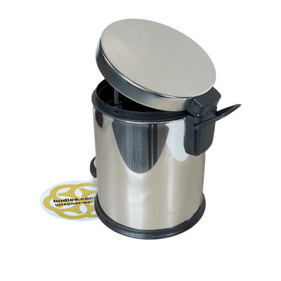 Будкрам купити Відро для сміття з педаллю MICRO 5Л, нержавіюча сталь, хром VINKS Відро для сміття з педаллю MICRO 5Л, нержавіюча сталь, хром VINKS 3