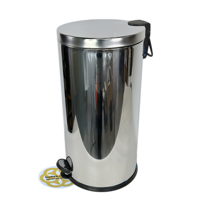 Будкрам купити Відро для сміття 40Л з педаллю, нержавіюча сталь, хром VINKS Відро для сміття 40Л з педаллю, нержавіюча сталь, хром VINKS 3