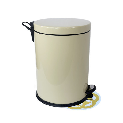 Будкрам купити Відро для сміття з педаллю 12Л нержавіюча сталь, кремовий VINKS Відро для сміття з педаллю 12Л нержавіюча сталь, кремовий VINKS 3