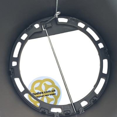 Будкрам купити Відро для сміття з педаллю 12Л нержавіюча сталь, чорний VINKS Відро для сміття з педаллю 12Л нержавіюча сталь, чорний VINKS 2