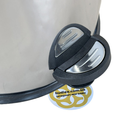 Будкрам купити Відро для сміття 16Л з педаллю, нержавіюча сталь, хром VINKS Відро для сміття 16Л з педаллю, нержавіюча сталь, хром VINKS 3