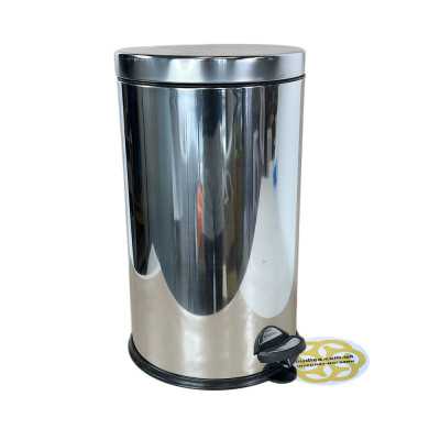 Будкрам купити Відро для сміття 16Л з педаллю, нержавіюча сталь, хром VINKS