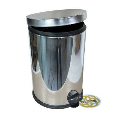 Будкрам купить Ведро для мусора 20Л с педалью, нержавеющая сталь, хром VINKS Ведро для мусора 20Л с педалью, нержавеющая сталь, хром VINKS 3