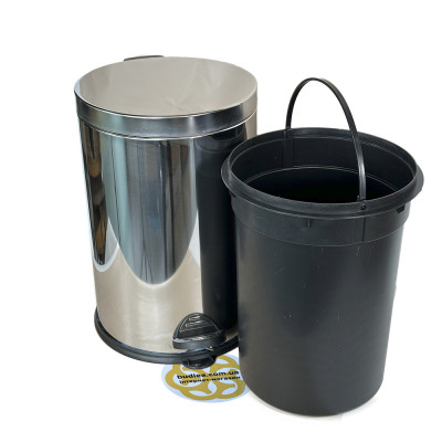 Будкрам купить Ведро для мусора 20Л с педалью, нержавеющая сталь, хром VINKS Ведро для мусора 20Л с педалью, нержавеющая сталь, хром VINKS 5