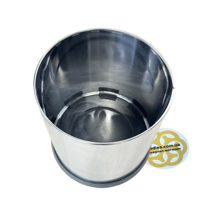 Будкрам купити Відро для сміття 5Л без кришки, нержавіюча сталь, хром VINKS Відро для сміття 5Л без кришки, нержавіюча сталь, хром VINKS 3