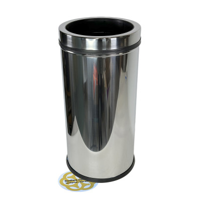 Будкрам купити Відро для сміття 45 Л з притискним кільцем, нержавіюча сталь, хром VINKS Відро для сміття 45 Л з притискним кільцем, нержавіюча сталь, хром VINKS 3