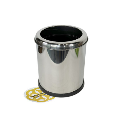 Будкрам купити Відро для сміття 5Л з обідком, нержавіюча сталь, хром VINKS Відро для сміття 5Л з обідком, нержавіюча сталь, хром VINKS 4