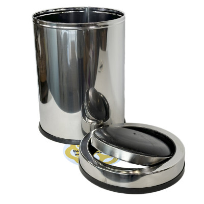 Будкрам купити Відро для сміття 32Л поворотна кришка, нержавіюча сталь, хром VINKS Відро для сміття 32Л поворотна кришка, нержавіюча сталь, хром VINKS 2