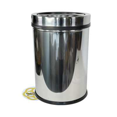 Будкрам купити Відро для сміття 32Л поворотна кришка, нержавіюча сталь, хром VINKS Відро для сміття 32Л поворотна кришка, нержавіюча сталь, хром VINKS 4