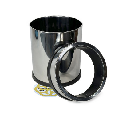 Будкрам купити Відро для сміття 5Л поворотна кришка, нержавіюча сталь, хром VINKS Відро для сміття 5Л поворотна кришка, нержавіюча сталь, хром VINKS 2