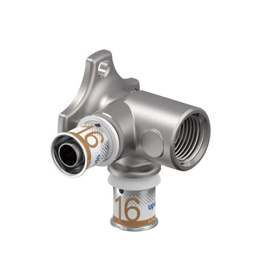 Будкрам купить Водорозетка проходная 90° long 16-Rp1/2"FT-16 Uponor S-Press PLUS Uponor