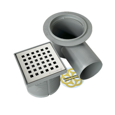 Будкрам купити Вирва парапетна з трапом 10х10 см Ø100 мм Mesa Вирва парапетна з трапом 10х10 см Ø100 мм Mesa 4