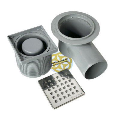 Будкрам купити Вирва парапетна з трапом 10х10 см Ø100 мм Mesa Вирва парапетна з трапом 10х10 см Ø100 мм Mesa 3