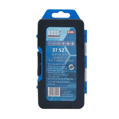 Будкрам купить Набор ударных бит Bass Polska BP-3819 Набор ударных бит Bass Polska BP-3819 4