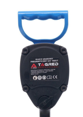 Будкрам купити Пневматичний ударний гайковерт TAGRED TA817 Пневматичний ударний гайковерт TAGRED TA817 8