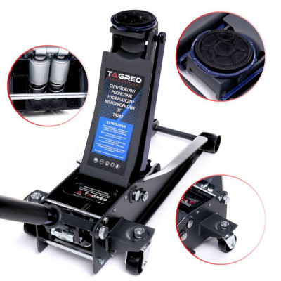 Будкрам купити Двопоршневий низькопрофільний домкрат TAGRED TA287