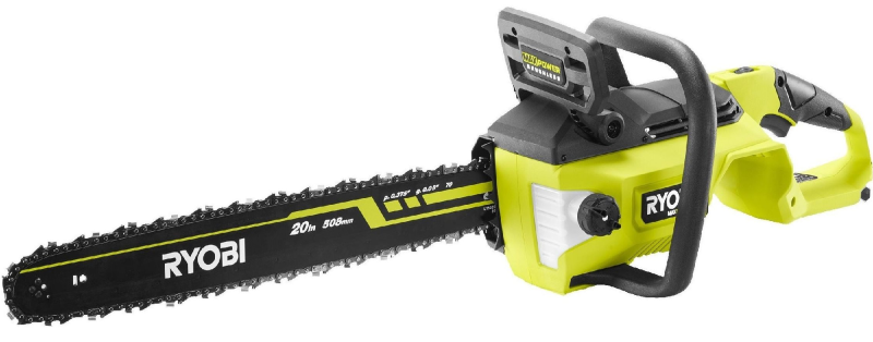 Будкрам купить Ryobi Пила цепная аккумуляторная RY36CSX50A-0, 36В MAX POWER, шина 50см Oregon, бесщеточная, 18.5м/с, без АКБ и ЗП