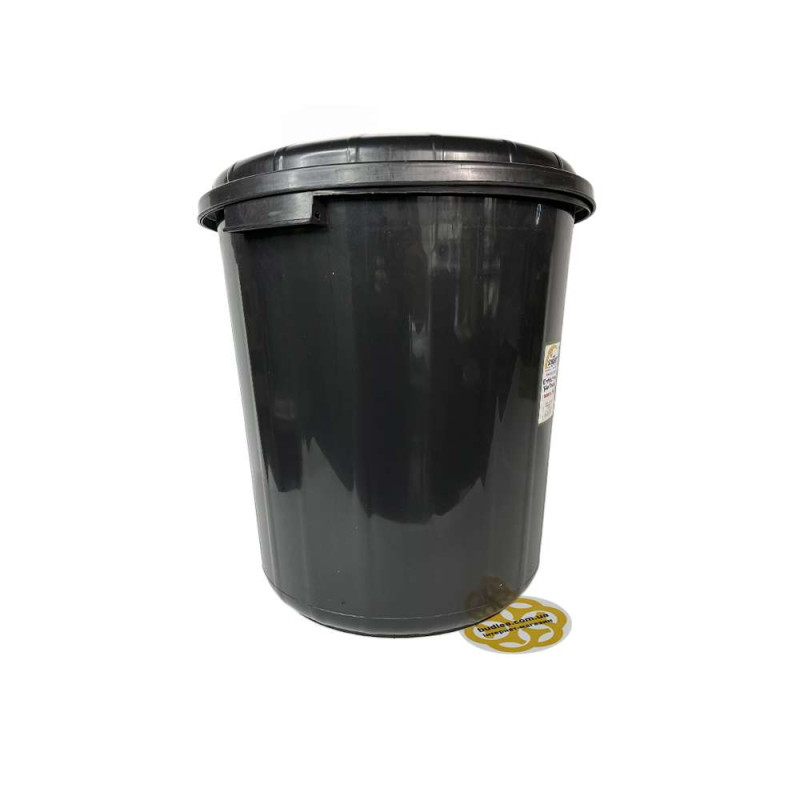 Будкрам купить Пластиковый мусорный бак с крышкой 35 Л, черный SNMZ